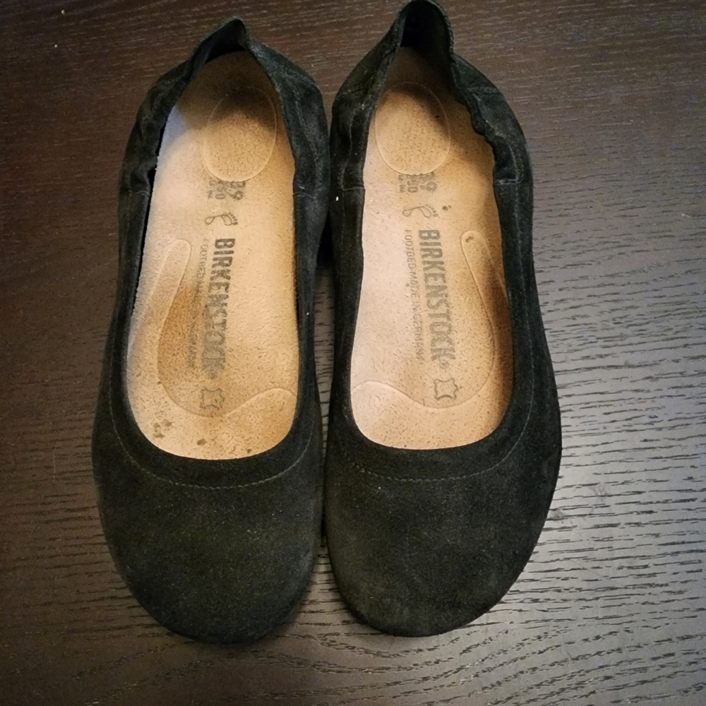 Birkenstock Celina II Ballet Flats Black Suede EURO 39 / US 8.5